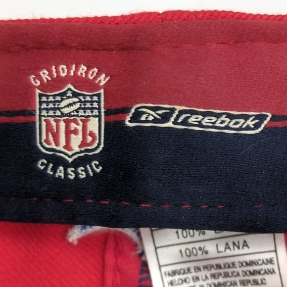 Reebok NFL New England Patriots Gridiron Classic Patriot Fitted Wool Hat Sz 8 - Picture 8 of 10